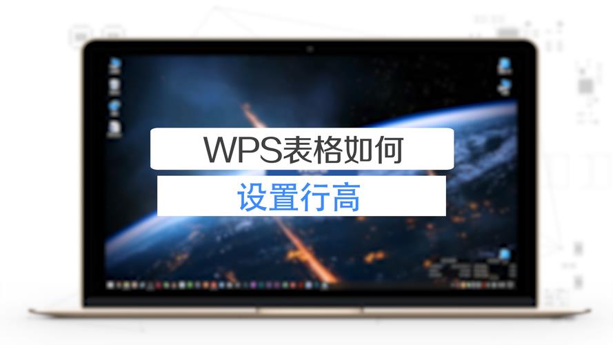 wps的行高在哪里设置