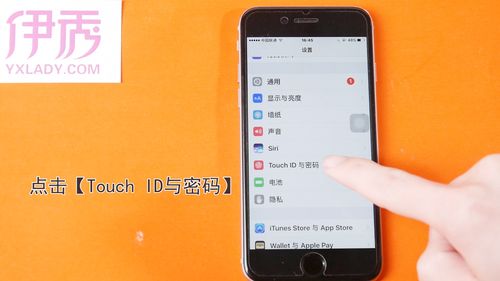 iphone指纹在哪里设置