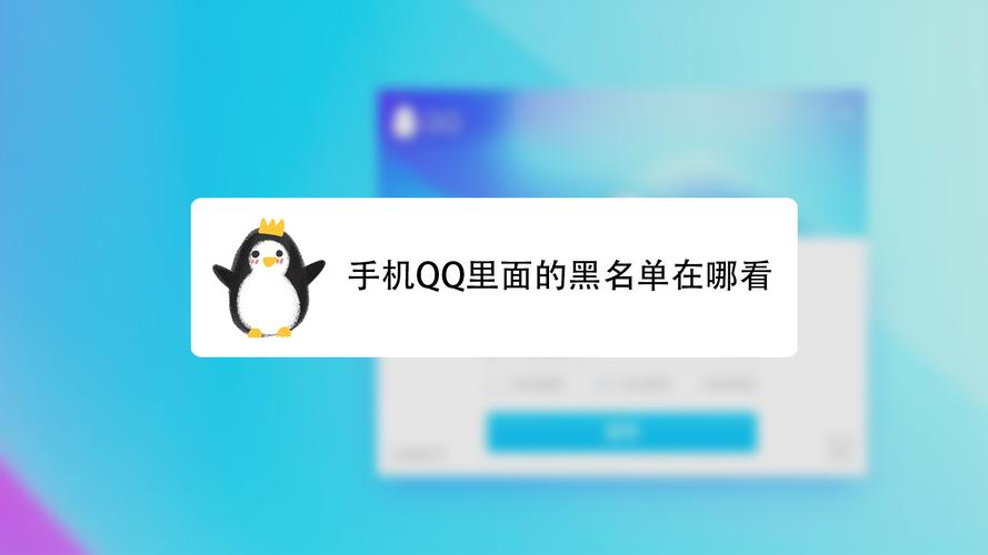 qq里面的黑名单在哪里