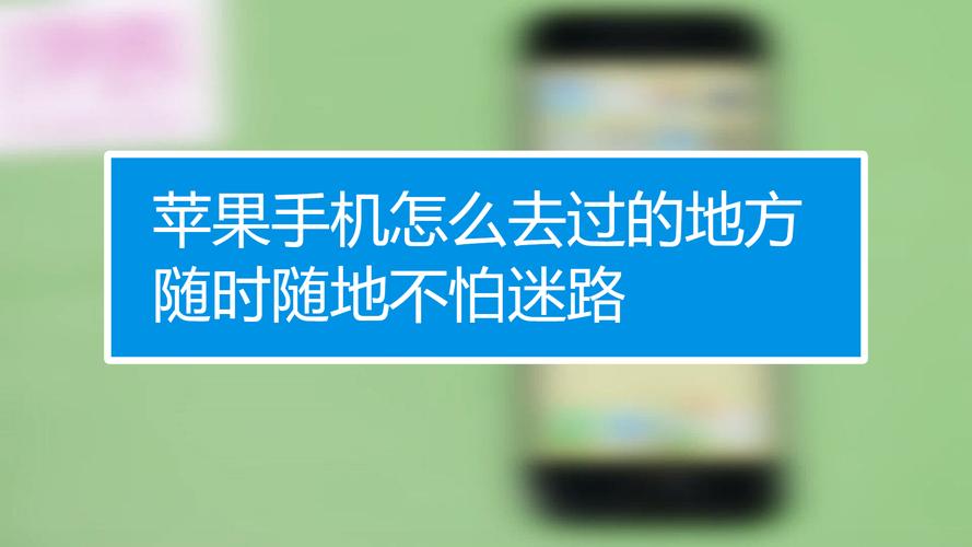 苹果手机在哪里可以看去过哪里