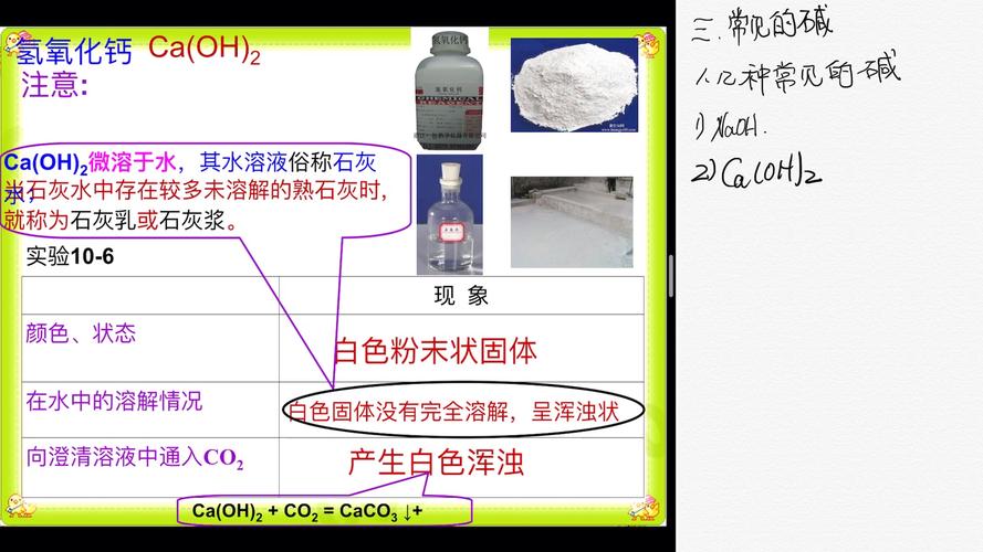 常见的碱有哪些