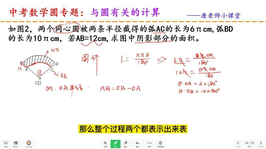 圆环面积公式是什么