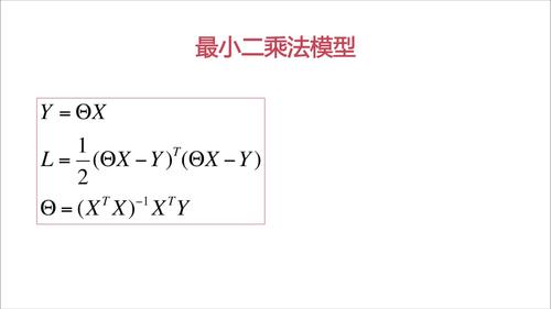 最小二乘法的计算方法