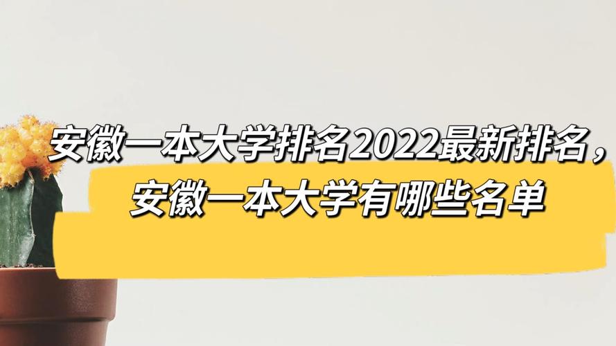 一本大学有哪些