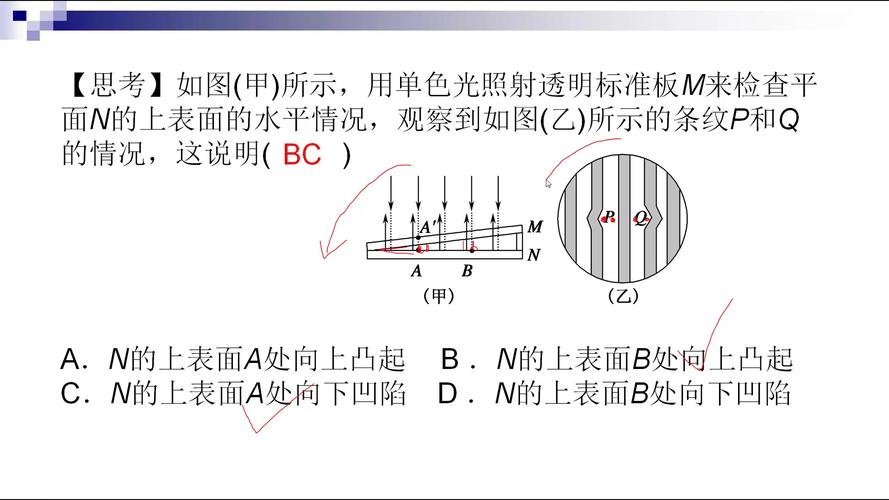 单色光的干涉条纹特点