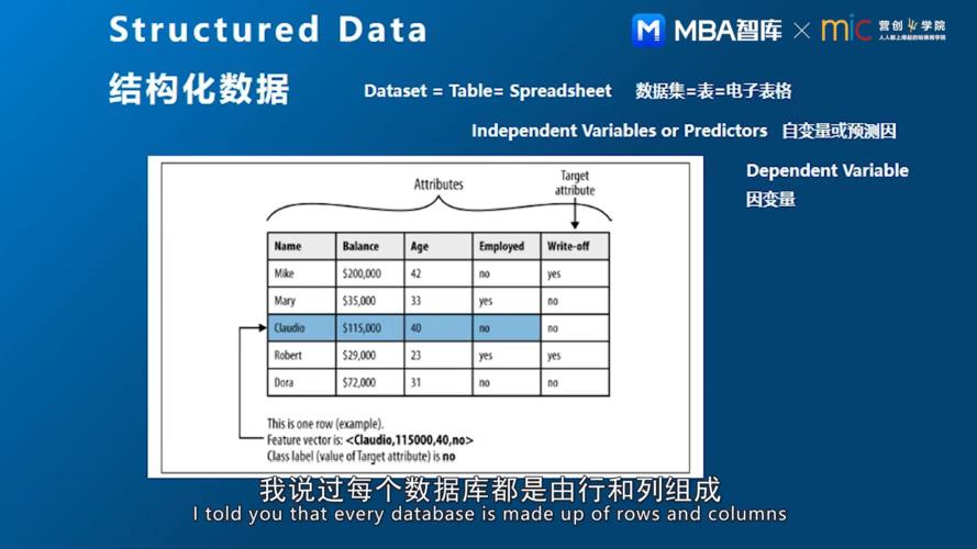 什么是数据的结构化数据分析