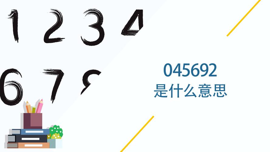 045692数字代表什么意思