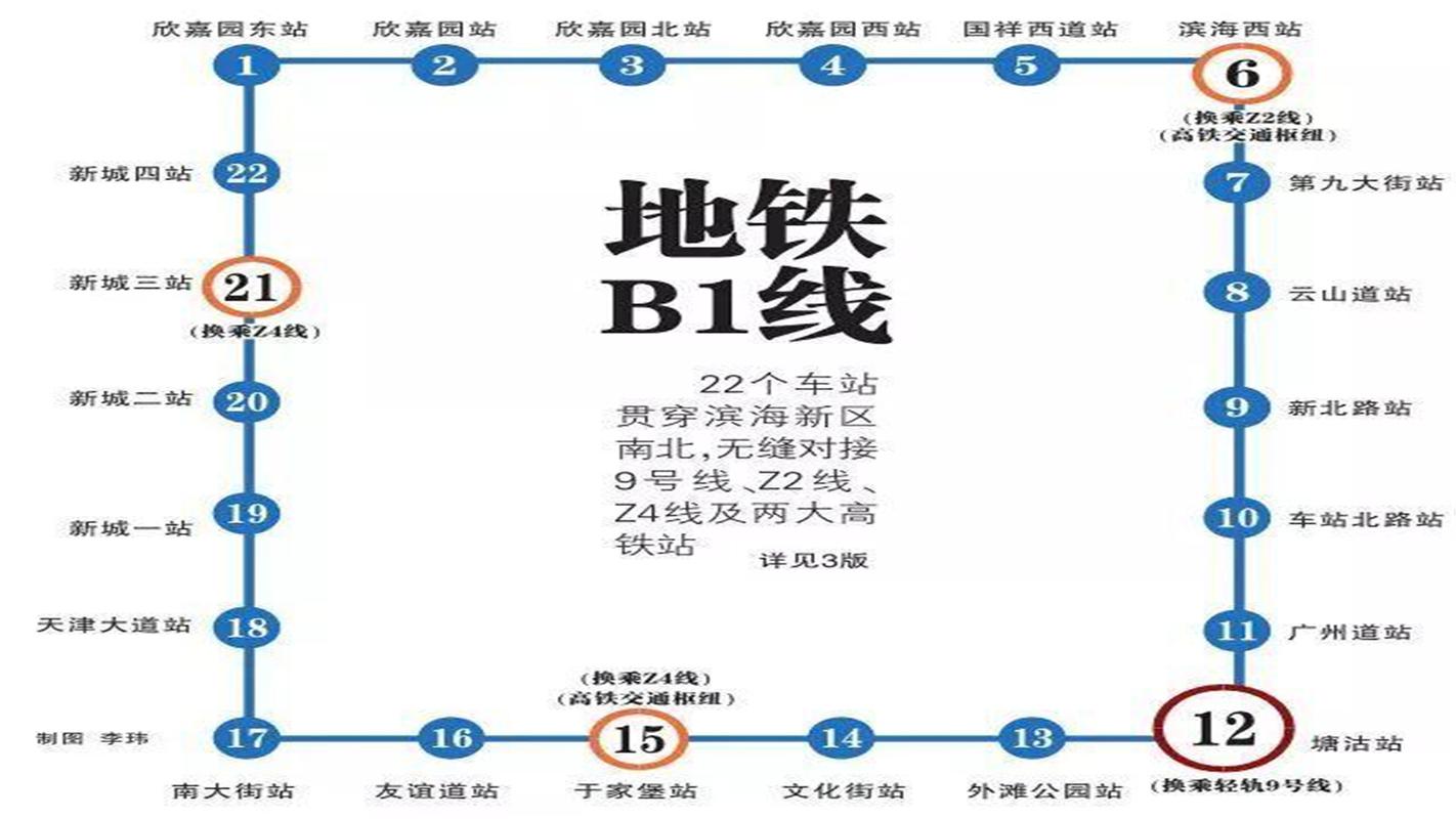 天津地铁3号线运营时间