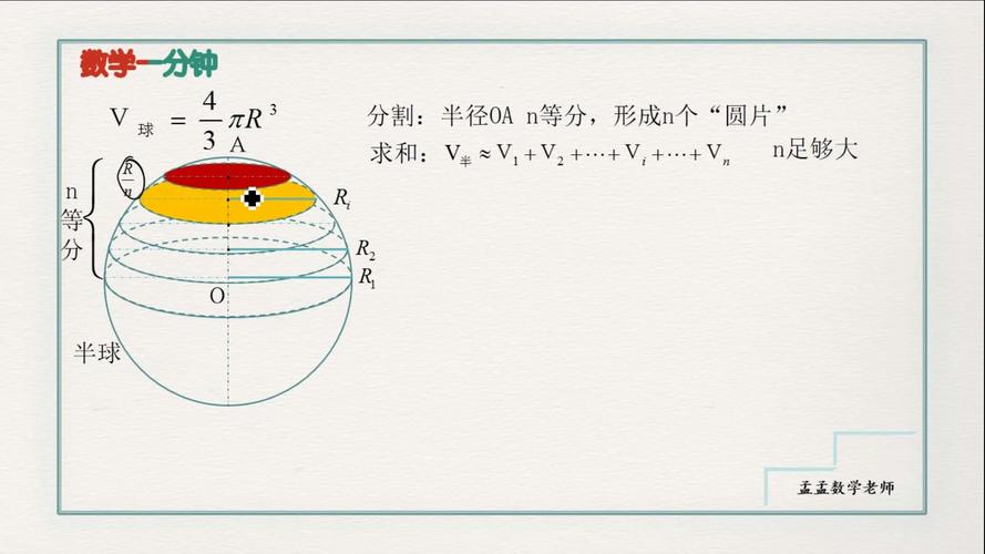 球的体积公式是多少