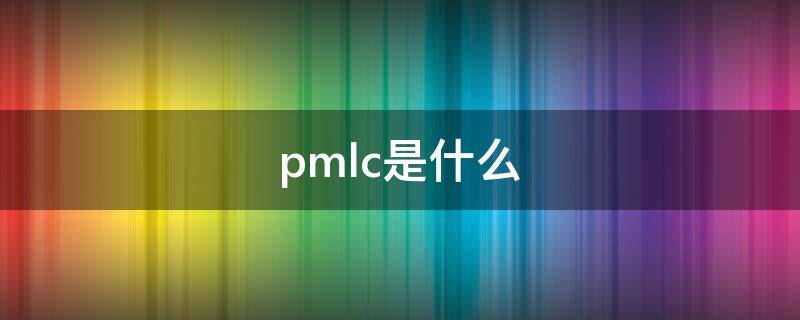 pmlc是什么