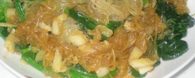 菠菜粉丝怎么炒-墨子百科 菠菜粉丝怎么炒