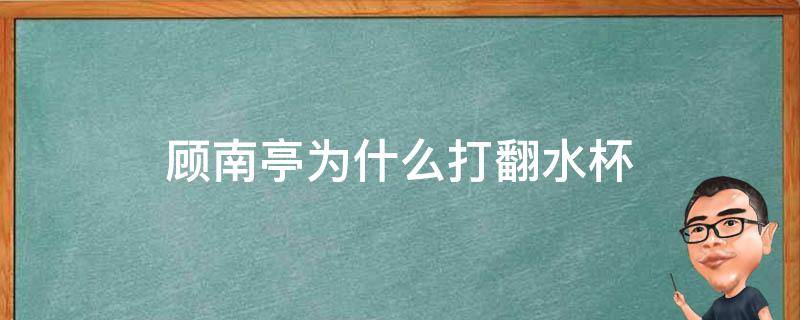 顾南亭为什么打翻水杯