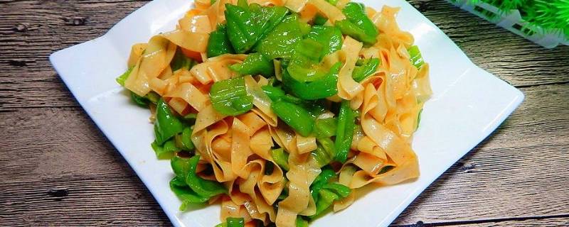 青椒豆腐皮怎么炒好吃-墨子百科 青椒豆腐皮怎么炒好吃