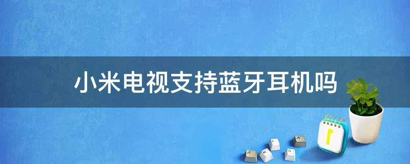 小米电视支持蓝牙耳机吗