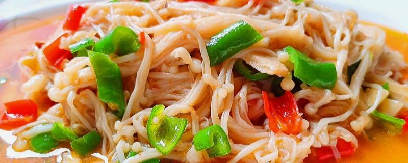 家常金针菇怎么炒-墨子百科 家常金针菇怎么炒