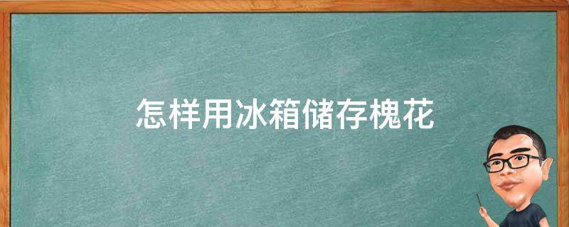 怎样用冰箱储存槐花