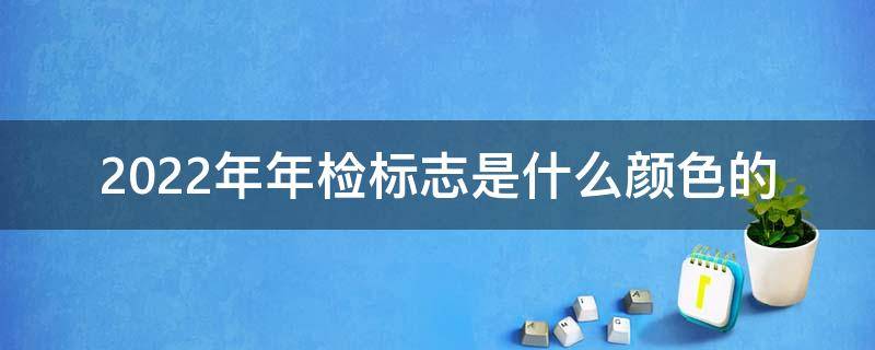 2022年年检标志是什么颜色的