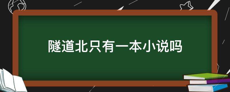 隧道北只有一本小说吗