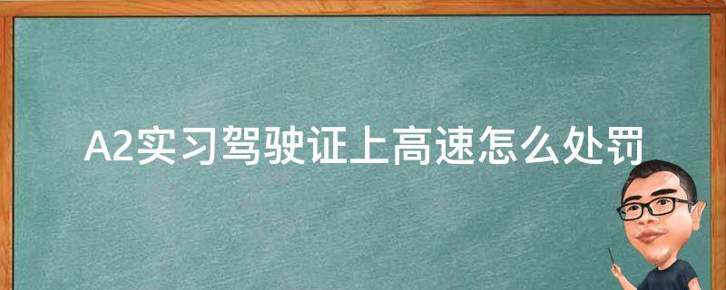 A2实习驾驶证上高速怎么处罚